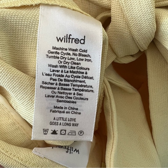 Wilfred Aritzia Aperture Romper Pale Yellow Size 4 - Picture 13 of 16
